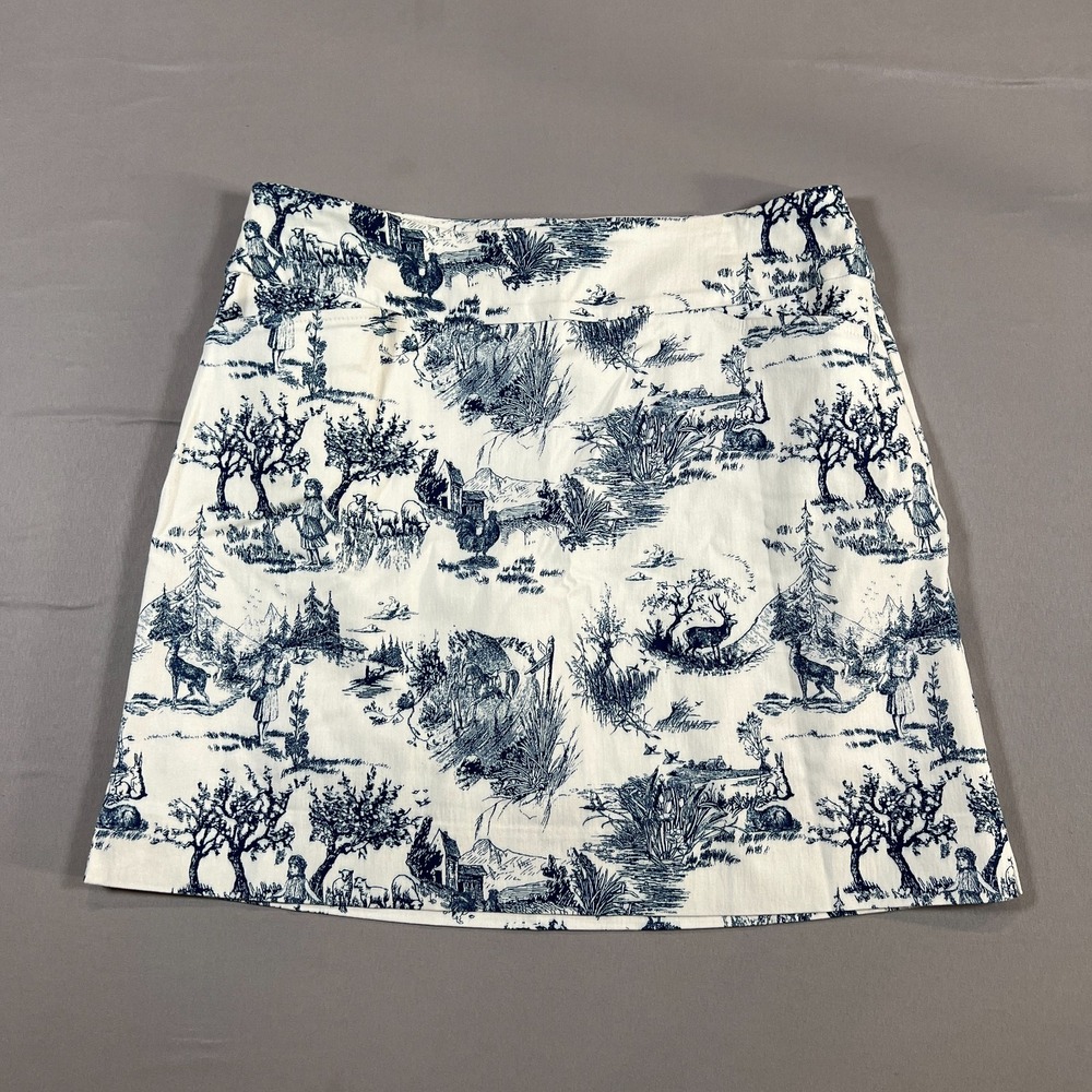 Swing Control Skirt Womens 12 Multicolor Toile De Jouy Graphic Performance Golf